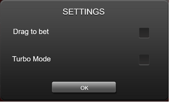 settings panel