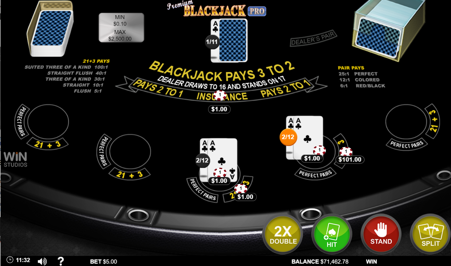 poligonbet Blackjack Monitor